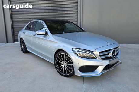 Silver 2014 Mercedes-Benz C250 Sedan Bluetec