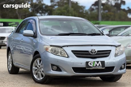 Blue 2007 Toyota Corolla Sedan Conquest