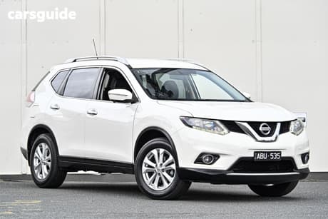 White 2014 Nissan X-Trail Wagon St-L (Fwd)