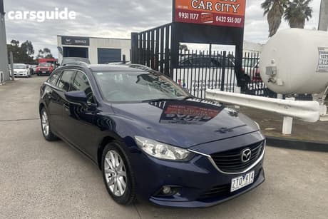 Blue 2013 Mazda 6 Wagon Touring
