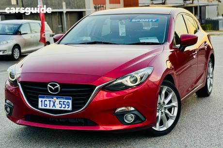 Red 2014 Mazda 3 Hatchback Sp25 Gt