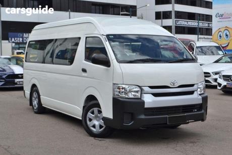 White 2016 Toyota HiAce Bus Commuter