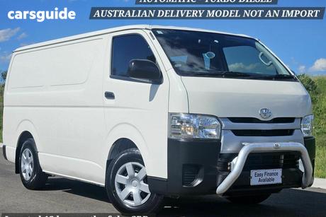 White 2016 Toyota HiAce Van Lwb