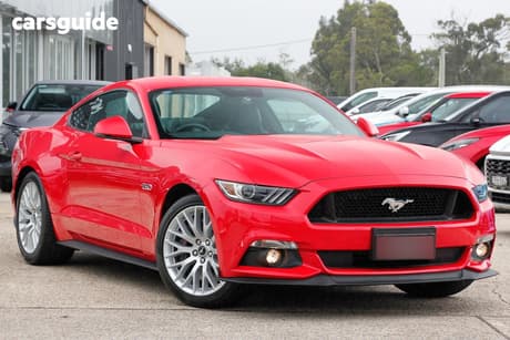 Red 2017 Ford Mustang Coupe Fastback Gt 5.0 V8