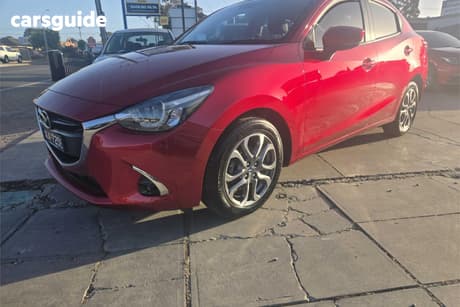 Red 2018 Mazda 2 Sedan Gt