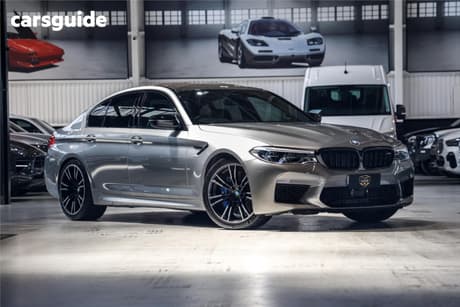 Grey 2019 BMW M5 Sedan Competition