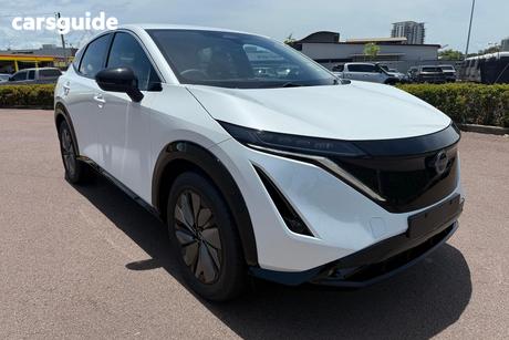 White 2025 Nissan Ariya Wagon Advance