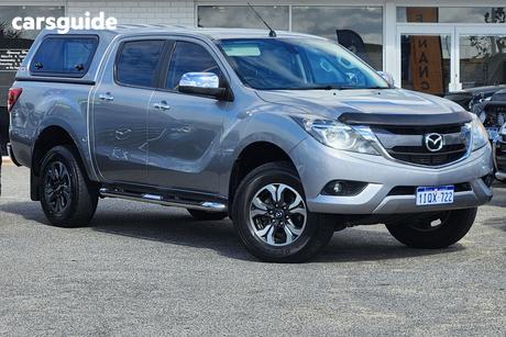 Silver 2017 Mazda BT-50 Dual Cab Utility Gt (4X4)