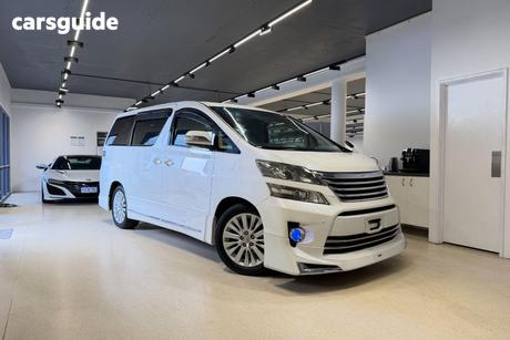 White 2012 Toyota Vellfire Commercial Z V6 GGH20 (ZX001366)