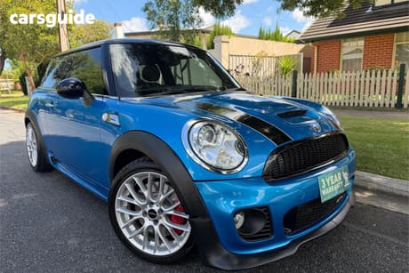 Blue 2009 Mini Cooper Hatchback S Jcw
