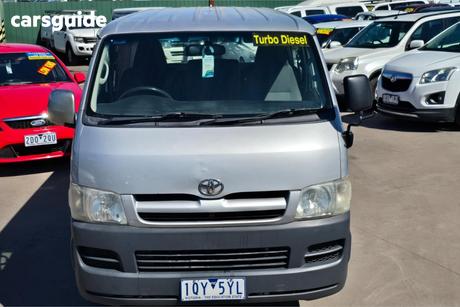 Silver 2005 Toyota HiAce Van Lwb