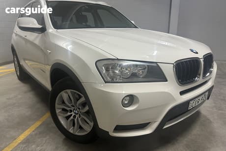 White 2012 BMW X3 Wagon Xdrive 20D