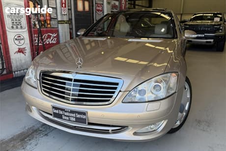 Beige 2006 Mercedes-Benz S600 Sedan L