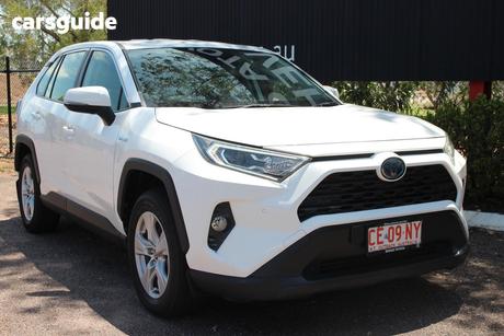 White 2020 Toyota RAV4 Wagon Gx (2Wd) Hybrid