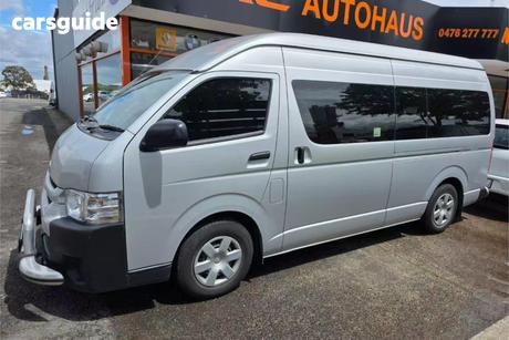 White 2018 Toyota HiAce Bus Commuter