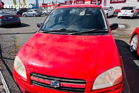 Red 2003 Suzuki Ignis Hatchback Gl