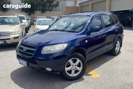 Blue 2008 Hyundai Santa FE Wagon Slx (Fwd)