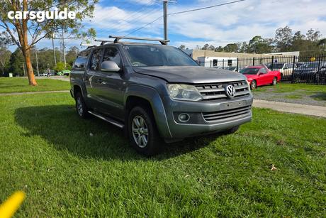 Grey 2012 Volkswagen Amarok Dual Cab Utility Tdi420 Highline (4X4)