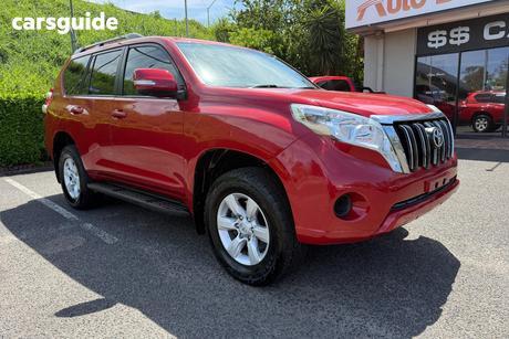 Red 2017 Toyota Landcruiser Prado Wagon Gxl (4X4)