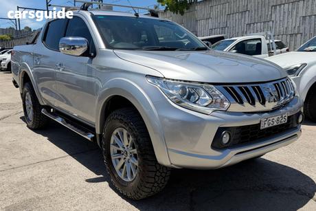 Silver 2015 Mitsubishi Triton Dual Cab Utility Gls (4X4)