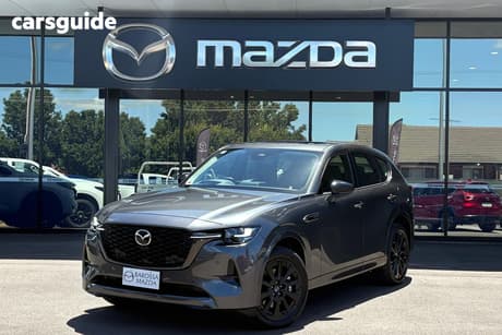 Grey 2024 Mazda CX-60 Wagon G40E Gt Hybrid