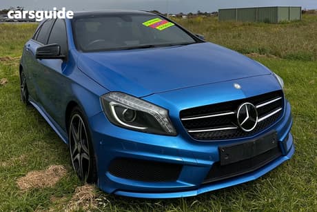 Blue 2014 Mercedes-Benz A180 Hatchback Be