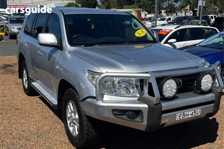 Silver 2011 Toyota Landcruiser Wagon Gxl (4X4)