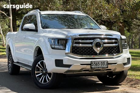 White 2024 GWM Cannon Alpha Dual Cab Utility Lux (4X4)