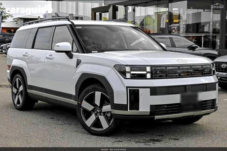 White 2025 Hyundai Santa FE Wagon Hev (Awd)