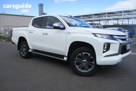 White 2020 Mitsubishi Triton Double Cab Pick Up Glx-R (4X4)