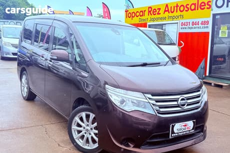 Black 2015 Nissan Serena Wagon Highway Star G (Hybrid)
