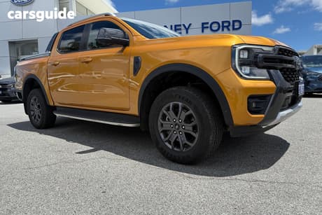 Yellow 2023 Ford Ranger Double Cab Pick Up Wildtrak 3.0 (4X4)