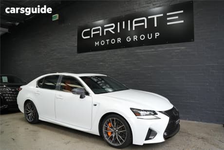 White 2015 Lexus GS-F Sedan