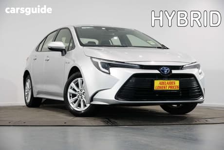 Silver 2024 Toyota Corolla Sedan Ascent Sport Hybrid