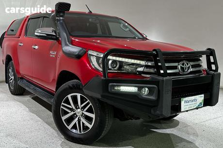 Red 2017 Toyota Hilux Dual Cab Utility Sr5 (4X4)