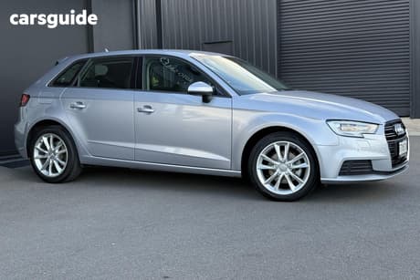 Silver 2018 Audi A3 Hatchback 1.6 Tdi Sportback