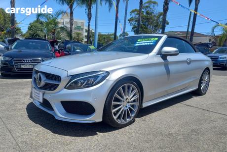 Silver 2016 Mercedes-Benz C300 Cabriolet