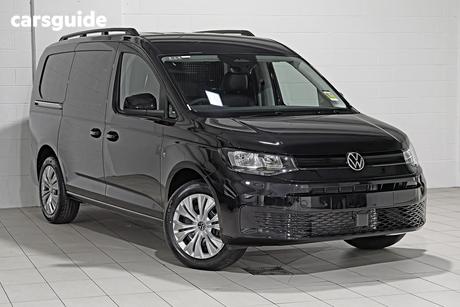 Black 2025 Volkswagen Caddy 5 Wagon Maxi Tdi320