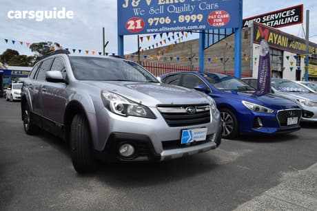 Silver 2014 Subaru Outback Wagon 2.5I