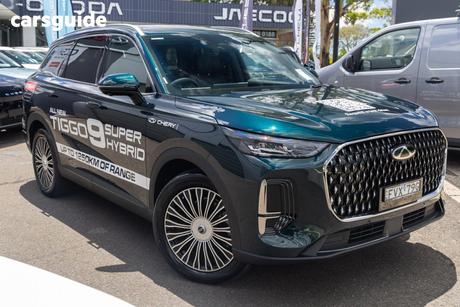 Green 2025 Chery Tiggo 9 Wagon Csh Ultimate Awd