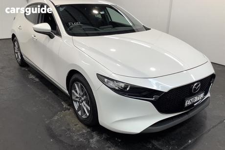 White 2021 Mazda 3 Hatchback G20 Pure