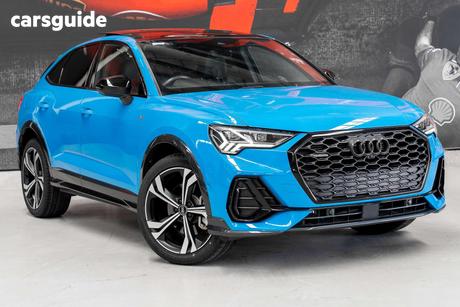 Blue 2021 Audi Q3 Sportback 40 Tfsi Quattro S Line
