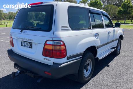 White 1999 Toyota Landcruiser Wagon Gxl (4X4)