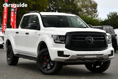 White 2025 GWM Cannon Alpha Dual Cab Utility Lux Phev (4X4)