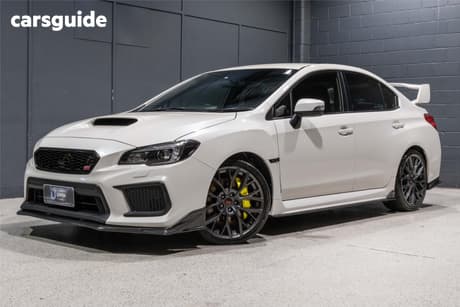 White 2018 Subaru WRX Sedan Sti (Awd)