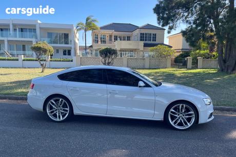 White 2016 Audi A5 Hatchback Sportback 3.0 Tdi Quattro