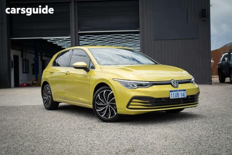Yellow 2022 Volkswagen Golf Hatchback 110Tsi