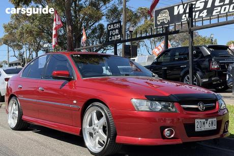 Red 2005 Holden Calais Sedan