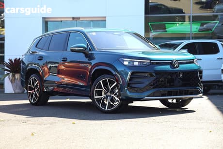 Blue 2025 Volkswagen Tayron Wagon 195Tsi R-Line 4Motion