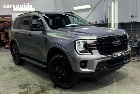 Silver 2024 Ford Everest Wagon Sport (Rwd)